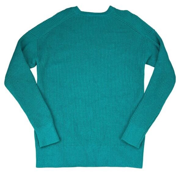 BABATON Aritzia Fernwood Merino Wool Chunky Sweater Size XS Empress Green - Picture 5 of 5